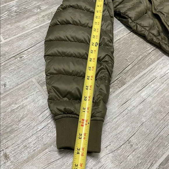 Lululemon Men’s Get Up Get Down Goose Down Hoodie Full Zip Jacket Moss Green Med - Picture 11 of 12